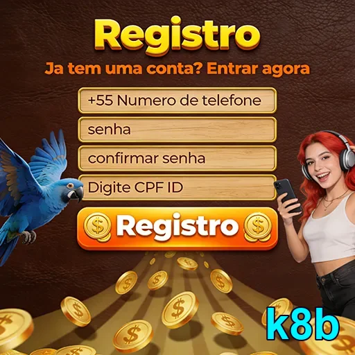 Celular com login seguro no ambiente oficial da k8b